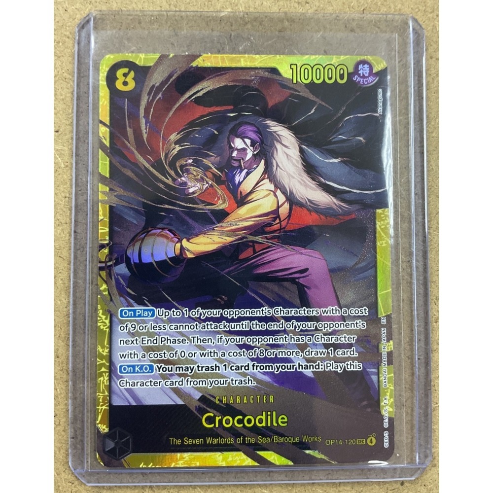 Crocodile OP14-120 SEC One Piece Card Game Baroque Works Warlord